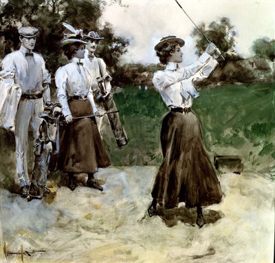 Golfing Foursome, c.1900 by Walter Granville Smith